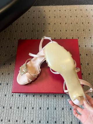 New strappy rhinestone sandals