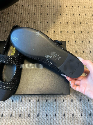 Round Toe Patchwork Style Flat Mary Jane Shoes