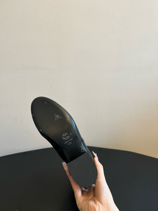 Pointed-Toe Panelled Mary Janes