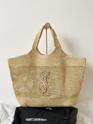 y icare raffia woven bag 🏖️