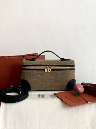 Canvas Black (with Gold Buckle) L19