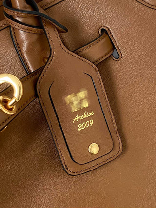 Vintage Tote Bag, Brown