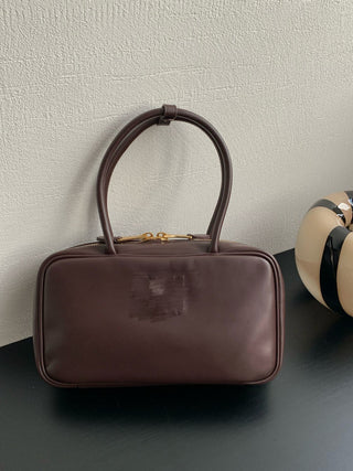 Small briefcase in coffee color