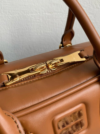 Bowling Bag, Cognac Color