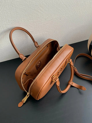 Bowling Bag, Cognac Color