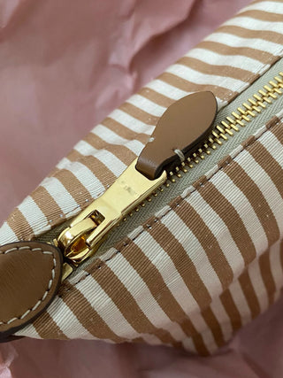 Canvas Lunch Box Bag in Milk Tea Color