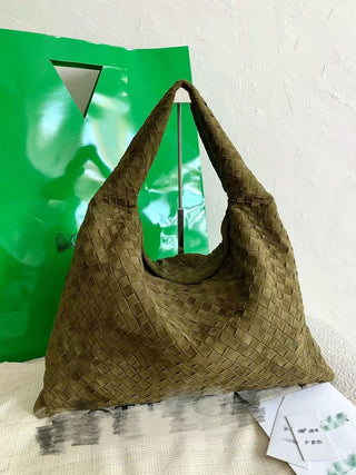 Hop Suede Olive Green Large