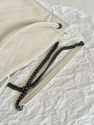 niki shopping bag medium wax white