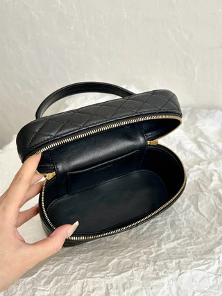 mini gaby vanity small handheld box black