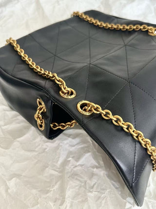 jamie sheepskin chain bag small black