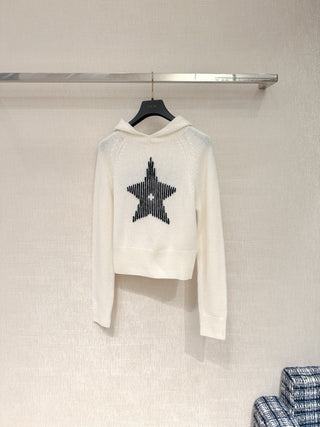 Dio*Lucky Star Hooded Knit Sweater