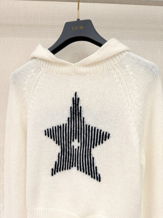 Dio*Lucky Star Hooded Knit Sweater