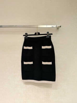 Chane*25K Knit Midi Skirt