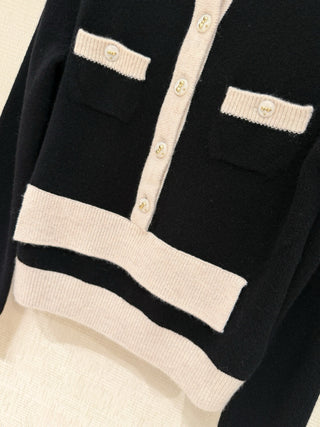 Chane*25K knit cardigan is