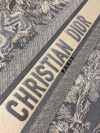 New version gray tiger print, large size 41cm BOOK TOTE