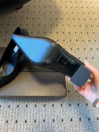 Alai* New Crocodile-Patterned Pointed-Toe High Heels