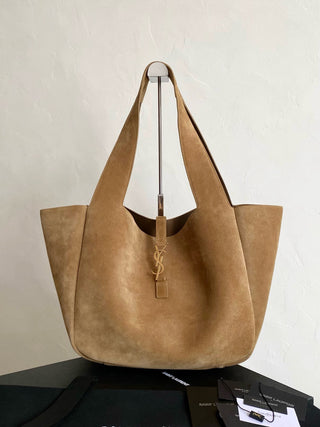 Suede gold leaf color ys1 bea hobo tote