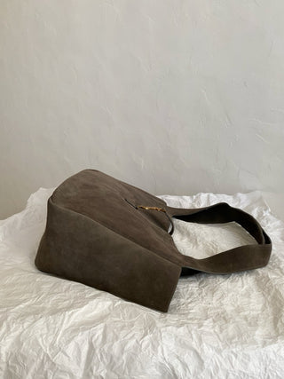 Suede musk color ys1 bea hobo tote