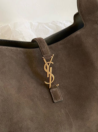 Suede musk color ys1 bea hobo tote