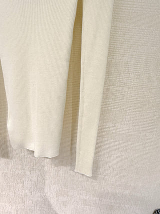 mi⭐️mi⭐️25FW Autumn/Winter New Arrival Micro-Label Jacquard Cashmere Blend Knit Long-Sleeved Base Layer