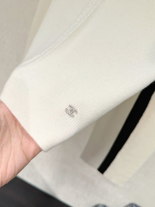 Chane* Premium Color-Blocked Polo Knitwear ✨Coconege🎿 Ski Collection