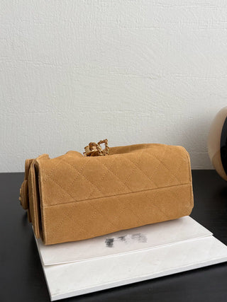 26C Suede Ginger Yellow Mini Bag