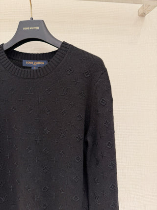 1V New Embroidered Jacquard Pullover Sweater