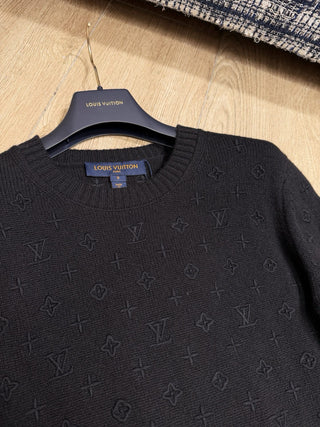 1V New Embroidered Jacquard Pullover Sweater