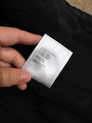 CHANE*25B Sparkling Sequin V-Neck Tweed Wool Coat