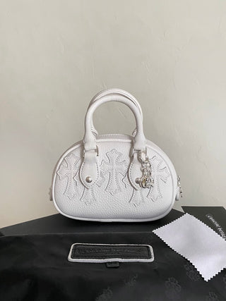 bowling bag in white.