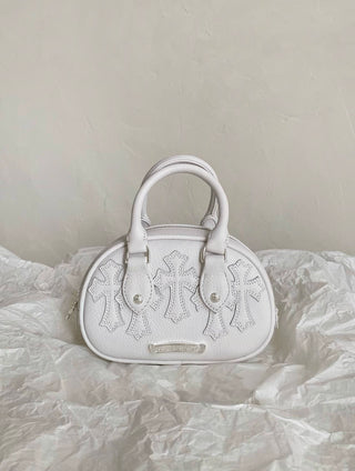 bowling bag in white.