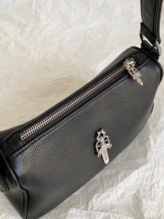 chicken nugget bag with embossed black pattern 🖤