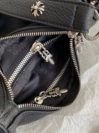 chicken nugget bag with embossed black pattern 🖤