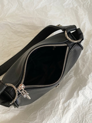 chicken nugget bag with embossed black pattern 🖤