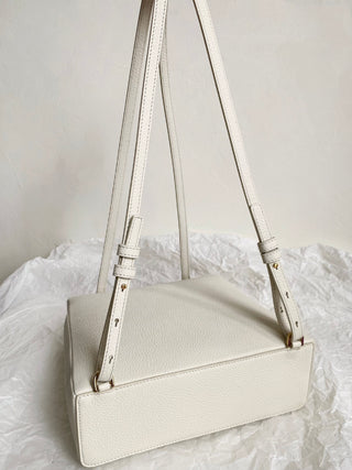 Backpack, White (with gold hardware)