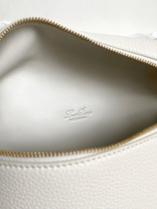 Backpack, White (with gold hardware)