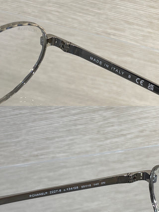 quilted metal eyeglasses