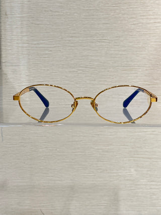 quilted metal eyeglasses