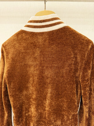 Miu Mi* Autumn/Winter New Caramel Color Knit Cardigan