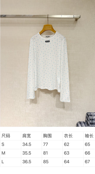 miumi* New Floral Long-Sleeve