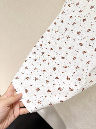 Miumi* New Floral Short-Sleeve T-Shirt