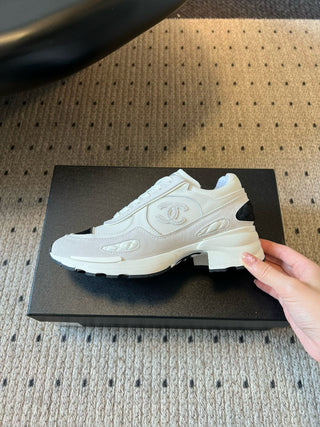 chane* low-heeled sneakers