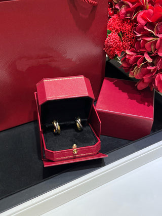 New three-ring earrings