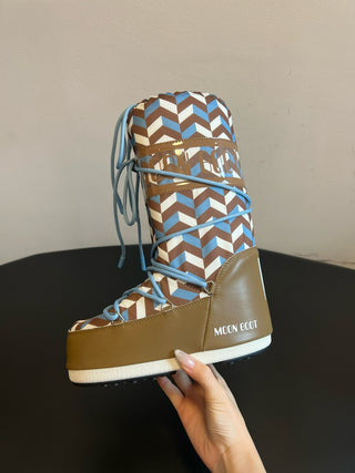 Moon Boo* New Winter Moon Boots, Tall Snow Boots, Furry Boots