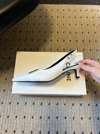 26ss Pointed-toe high heels