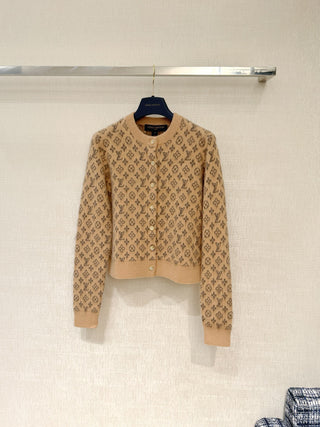 collaboration monogram cashmere cardigan