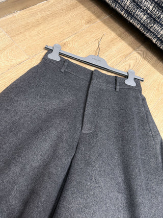 New Wool Wide-Leg Pants
