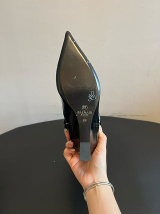 Balmai* Pleated Pointed Toe Slouch Boots Tall Boots