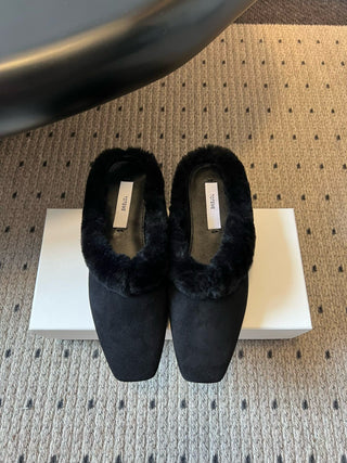 TOTEM* Autumn/Winter Retro Plush Mules