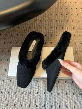 TOTEM* Autumn/Winter Retro Plush Mules